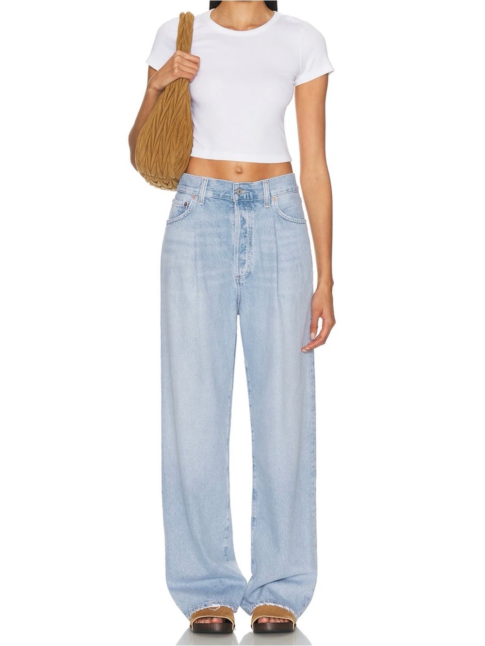 AGOLDE Franka Pleat Baggy Jeans